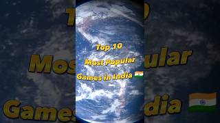 Top 10 Most Popular Games in India 🇮🇳 #shorts