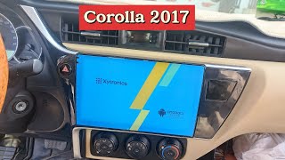 radio removal toyota corolla 2017and install Android 10"car stereo