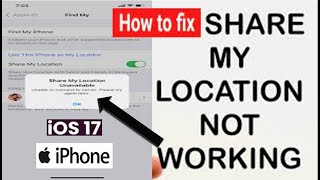 How to Fix Share My Location Not Working on iPhone after iOS Update