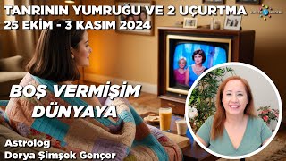 25 Ekim - 3 Kasım 2024 / Tanrının Yumruğu ve 2 Uçurtma Açı Kalıbı / Boş Vermişim Dünyaya