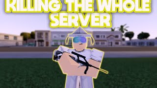 KILLING THE WHOLE SERVER | Apocalypse rising 2 | Roblox