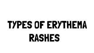 Erythema Rashes