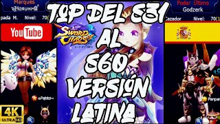 Top De Poder Del s31 al s60 versión Español ( Sword Of Chaos)