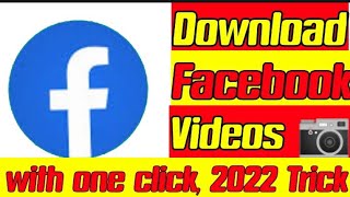 How to download fb video/Download Facebook video with one click #mixinformation#one_click_downloader