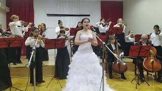 Бах-Гуно "Ave Maria" Салькова София и камерный оркестр"Виртуозы Партенита" 2023.