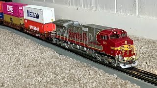 Athearn Genesis DCC Ready Santa Fe Dash 9 #618 Overview! (4/4/24)