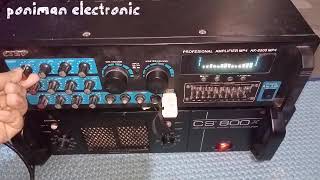 Tes Amplifier CSBO AK-8500MP4 vs POWER CS800x , mantap betul suaranya