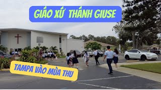 Tham Quan Nhà Thờ Giáo Xứ Thánh Giuse có Cảnh Quan Như Quê Hương Việt Nam