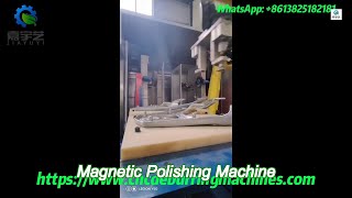 stainless steel magnetic deburring and polishing machine 380v in non magnetic metals