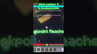 Playing block parkour version 4 while talking and music playing part 10/11 #parkour #minecraft