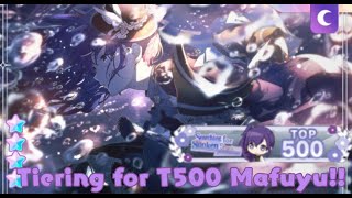 Tiering for T500 Mafuyu in Worldlink!!! If you want to friend me 546699254563950595