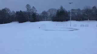 Säbener Straße - Rasenspränkler im Winter