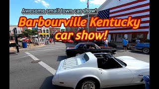 Muscle cars and Classic cars at the Barbourville Kentucky Independence Day car show