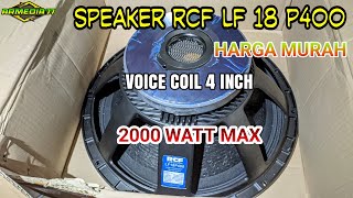 Speaker RCF 18 inch LF18P400