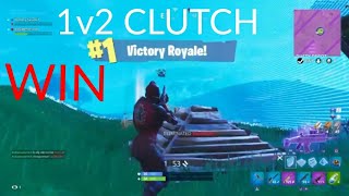 BIG 1V2 CLUTCH WIN (FORTNITE BATTLE ROYALE)