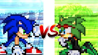 Sonic vs scourge Remake (Sprite animation android animation)