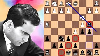 Mikhail Tal's Averbakh Gambit blasts Spassky