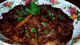 Daging Masak Black Pepper Simple dan Sedap