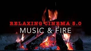 Beautiful Guitar Music and Fire Place