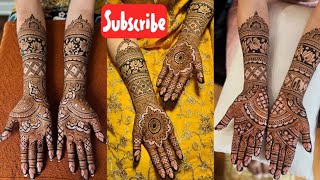 Henna designs for Bridal /Bridal Front hand mehndi designs/front hand mendi design for bridal