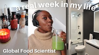 WEEKLY WORK VLOG| 6am meetings, self-care, life chats + prepping for NYC (Food Scientist)