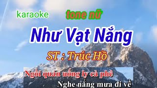 Như Vạt Nắng " Karaoke-tone nữ-dễ hát nhạc sống - Karaoke Huyền JP