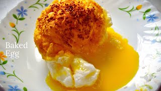 Easy Baked Egg Recipe - Healthy Breakfast in Minutes