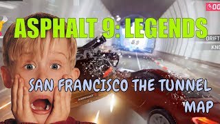 ASPHALT 9: LEGENDS - SAN FRANCISCO THE TUNNEL MAP