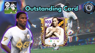 Trick or Treat 103 rated Drogba is broken 💥😱 | Drogba review Fc Mobile25 Gameplay