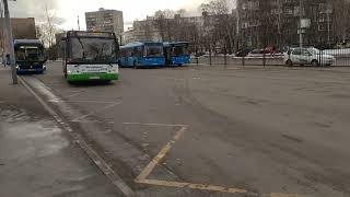 Автобус ЛиАЗ 5292.22 030129 с маршрутом 176