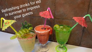 3 spacial refreshing eid drinks🍹#easy to make-HAV