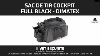 SAC DE TIR COCKPIT FULL BLACK - DIMATEX