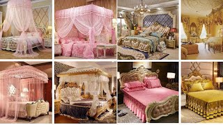 luxurious furniture royal bed design Morden queen and king size latest bed design royal furniture