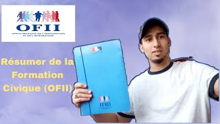 Les 4 journées de la formation civique OFII 2023.