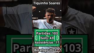 Números Tiquinho Soares - Botafogo. #futebol #brasileirão #botafogo #fogão #tiquinhosoares #shorts