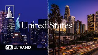 Exploring top cities of United States by Drone in 4K UHD