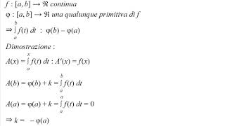 Domanda 27 - Integrale indefinito e regola di Barrow