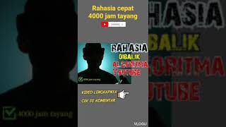 rahasia cepat 4000 jam tayang