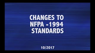 Kappler Inc.  Changes to NFPA 1994 Standards.