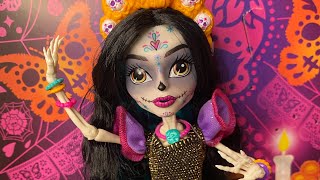 Monster High Howliday Skelita Calaveras Doll Review / Dia De Muertos Edition