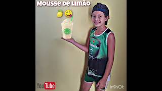 Mousse de limão super fácil , com apenas 3 ingredientes