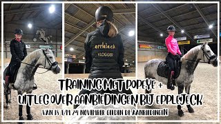 Wat voor leuke acties hebben we deze week??😱😍🦄 |Trainen met Popeye en Joanne | Epplejeck