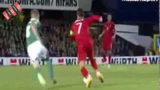 Cristiano Ronaldo Amazing Tunnel-Skill (North Ireland-Portugal 2-4) [2013 HD]