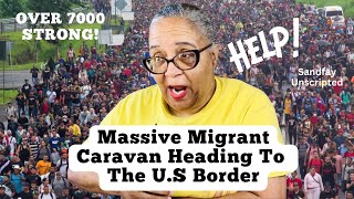 Massive Migrant Caravan Headed To The US Border | The Numbers Grow Daily While Biden Does Nothing