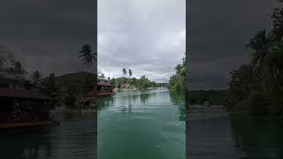 Super clean Loboc River in Bohol.