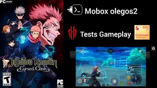 Mobox olegos2 emulator gameplay Jujutsu Kaisen Cursed Clash tests Red Magic 6 Pro SD888