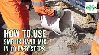 How to use SMR UK Hand-Mix in 10 easy steps.