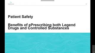 EPCS Webinar: Benefits of ePrescribing BOTH Legend Drugs & Controlled Substances – October 2020