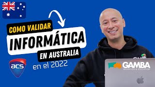 Cómo validar ing de istemas y desarrollador de software con ACS (Gamba Migration)