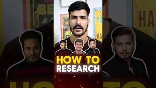 How Dhruv Rathee Research?🤔⚡